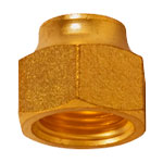 Brass Flare Short Nut